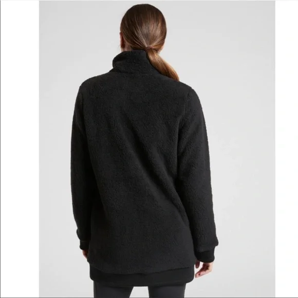 Athleta Tugga Coat jacket // Black - Picture 3 of 14